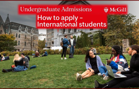 Applying and admissions McGill University Canada